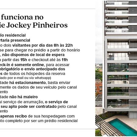 Apartamento Charlie Jockey Pinheiros São Paulo Exterior foto
